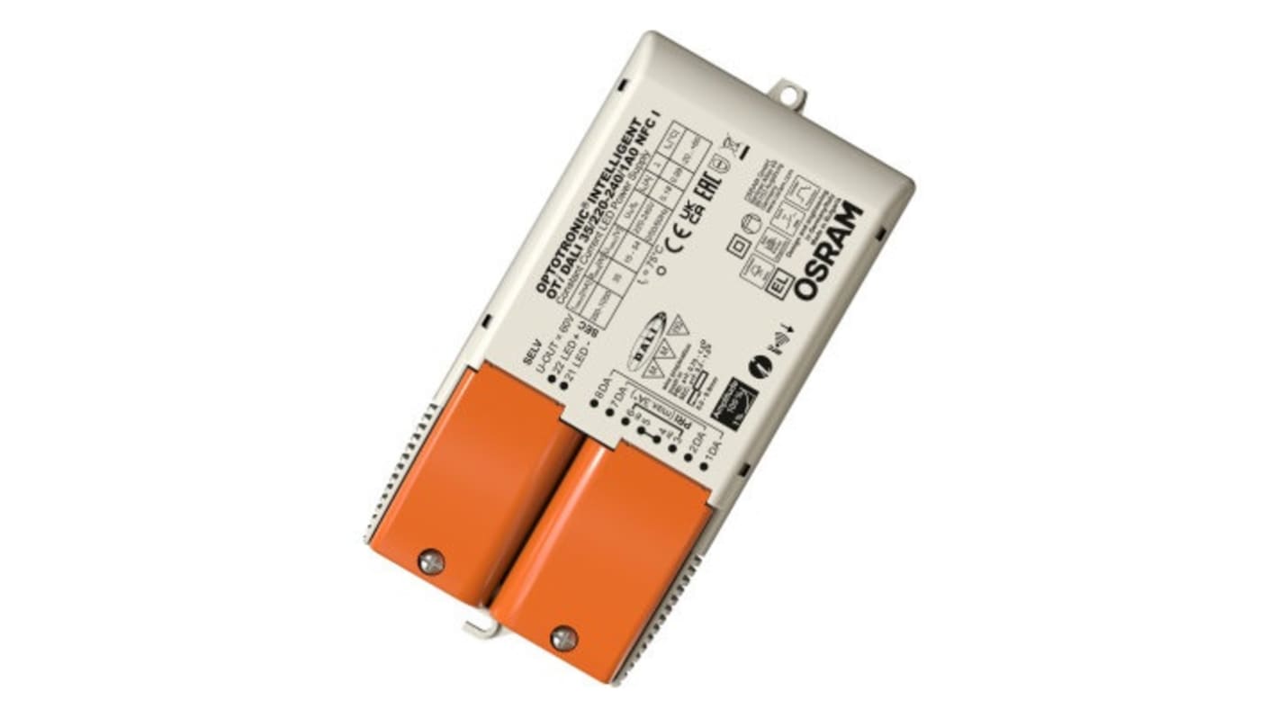 Sterownik LED napięcie wyjciowe: 15-54V 350-1050mA napięcie wejściowe: 220-240 V stabilizowany prądowo 35W Osram