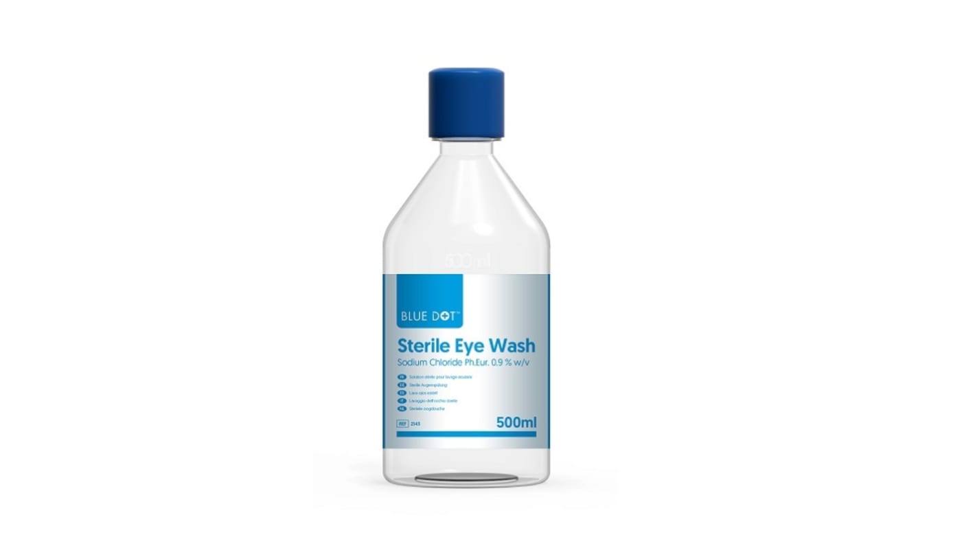 Crest Medical Portable Eye Wash Solution, 500 cm