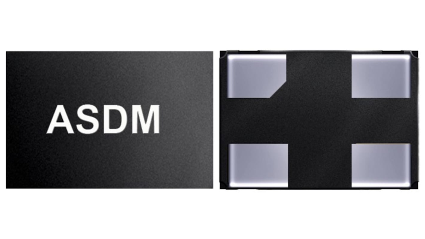 Oscillatore MEMS ASDM1-12.000MHZ-LC-T, 12MHz, SMD, 4 Pin