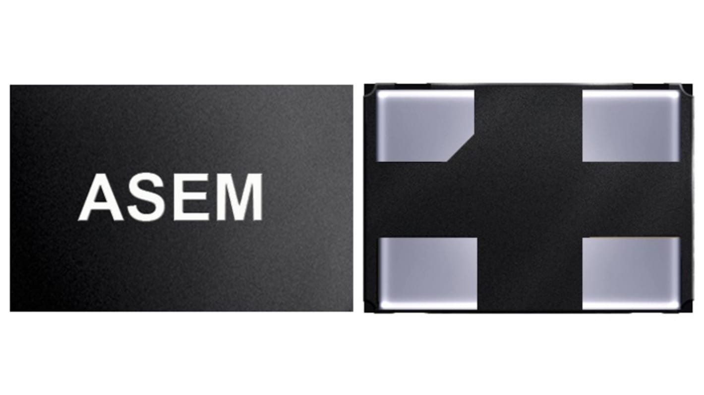 Abracon 16MHz Clock Oscillator MEMS Oscillator, 4-Pin QFN, ASEM1-16.000MHZ-LC-T
