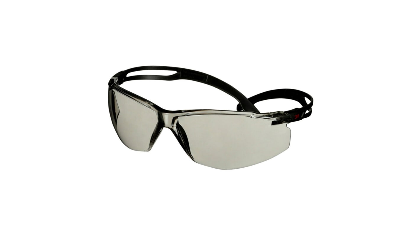 3M SecureFit 500 Anti-Mist Safety Glasses, Grey PC Lens