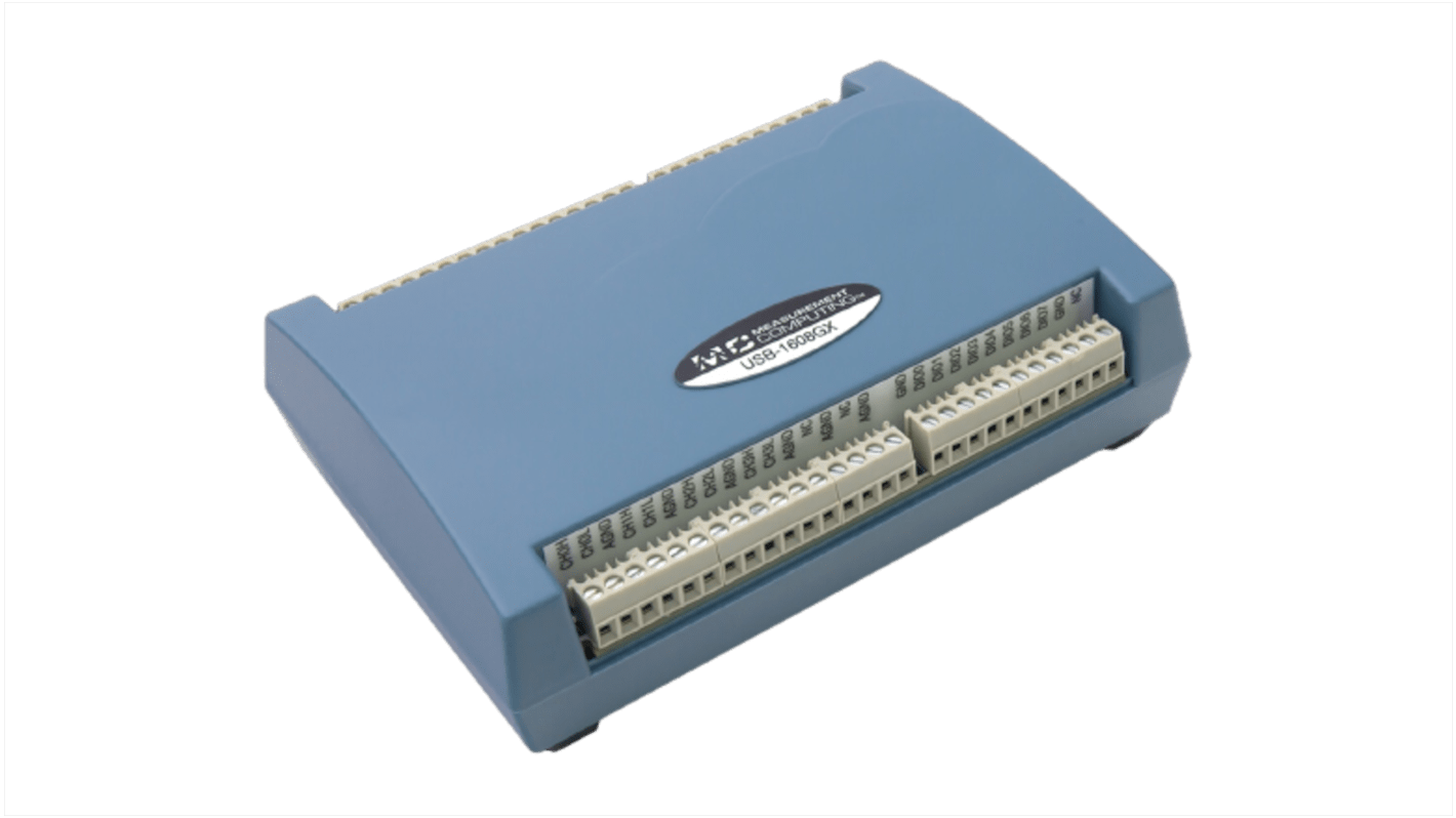 Digilent MCC USB-1608GX Data Acquisition, 16 SE/8 DIFF Channel(s), USB, 500ksps, 16 bit