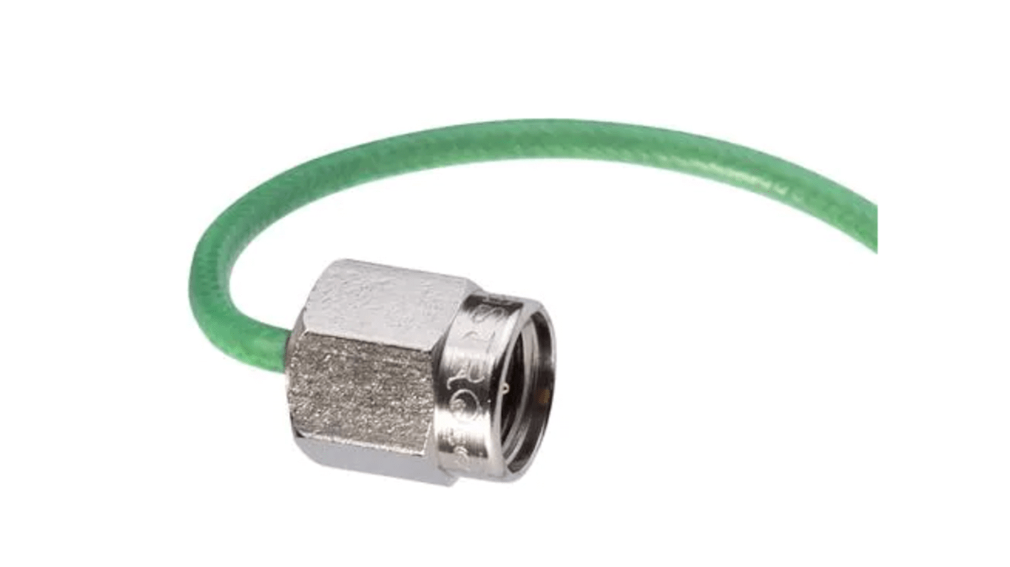 Huber+Suhner Microbend Series Male SMA to Male SMA, 5in, Terminated50 Ω