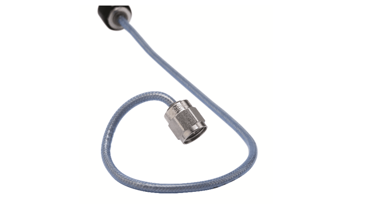 Huber+Suhner Minibend Series Male SMA to Male SMA, 8in, Terminated50 Ω