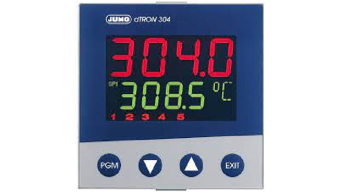 Rs-Online Controller Jumo JUMO dTRON 304 240 V 96 x 96mm 4 uscite Relè