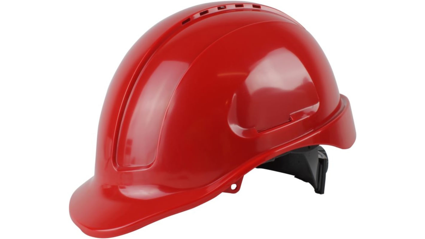 Maxisafe Maxiguard HVR580 Red Hard Hat , Ventilated