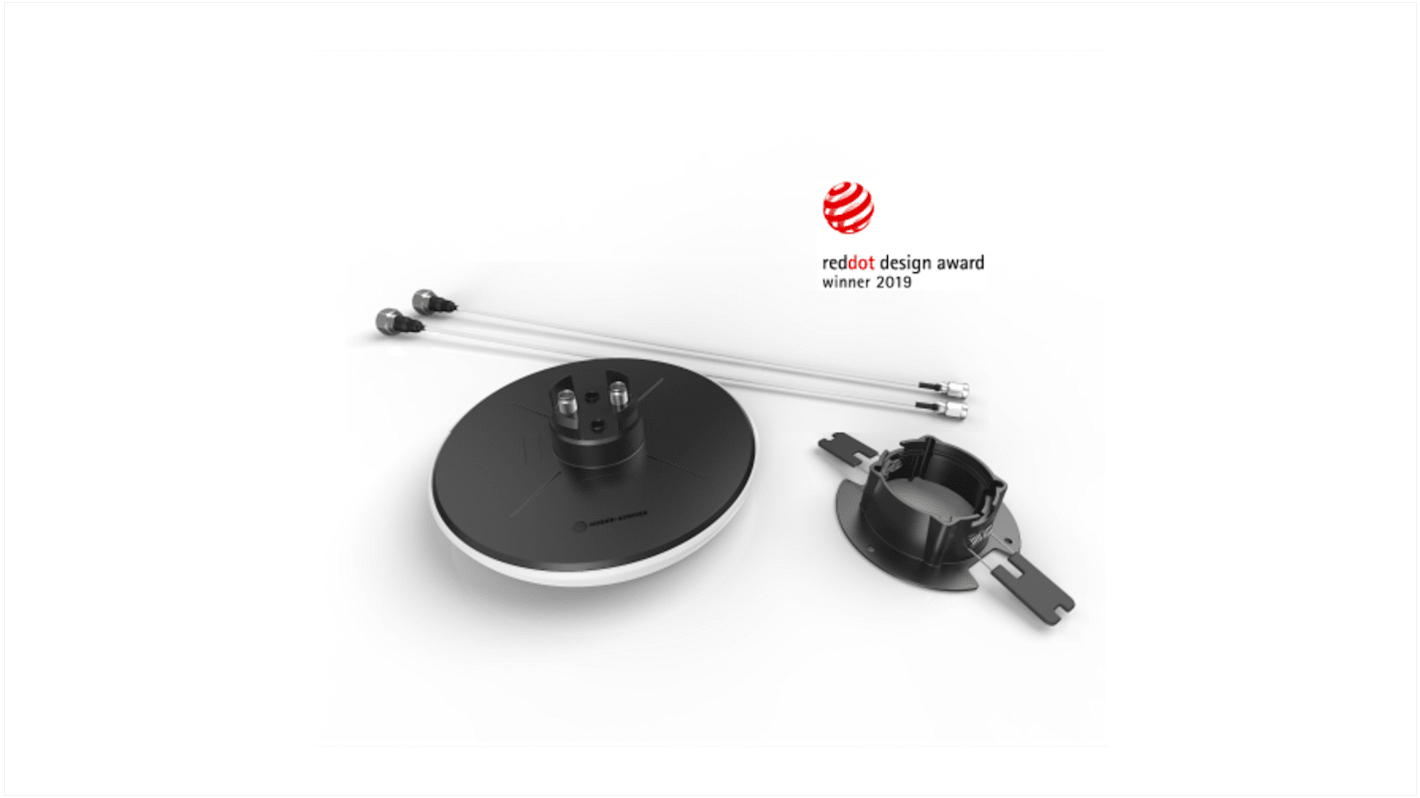 Huber+Suhner 全向多频段天线, 圆盖形, 5G, 通孔/螺栓安装