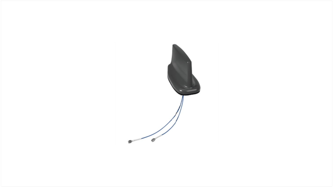 Huber+Suhner 1399.99.0119 Shark Fin Multi-Band Antenna with SMA Connector, 2G (GSM/GPRS), 3G (UTMS), 4G (LTE)