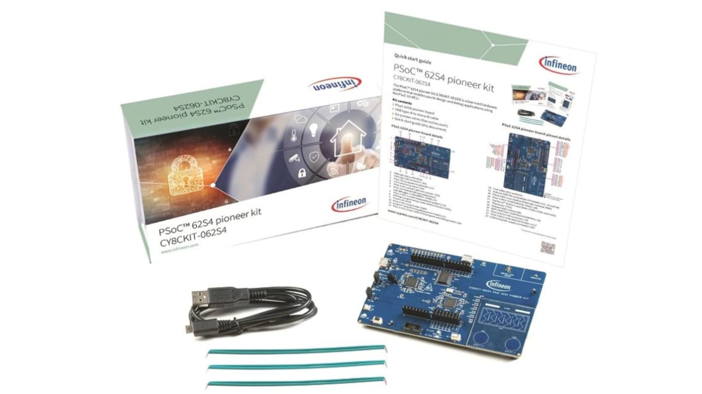 Kit IoT compatibile Arduino PSoC™ 62S4 Pioneer Kit Infineon, CPU PSoC 6