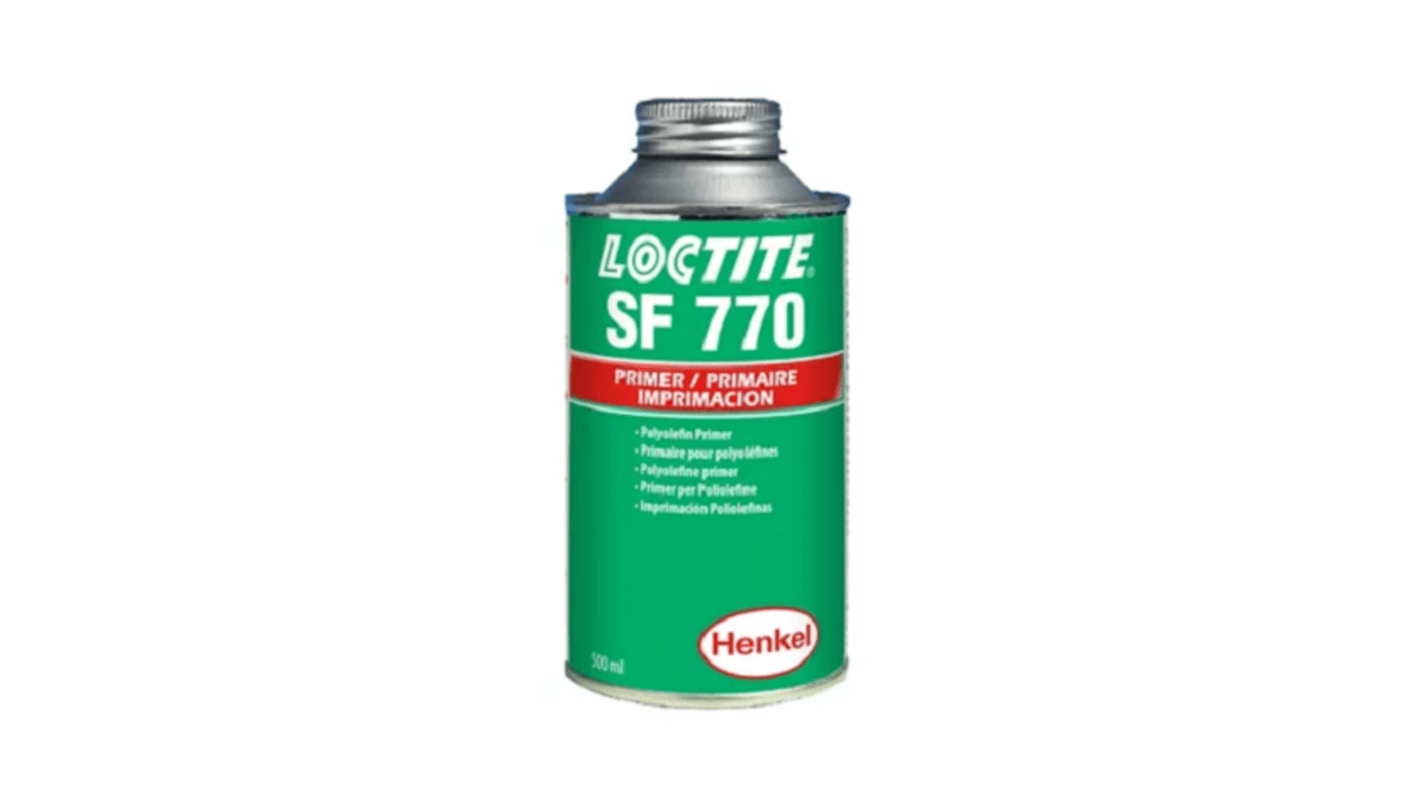 Loctite SF 770 Liquid Bottle, Can Adhesive Primer for use with CA Surface Primer, 500 ml