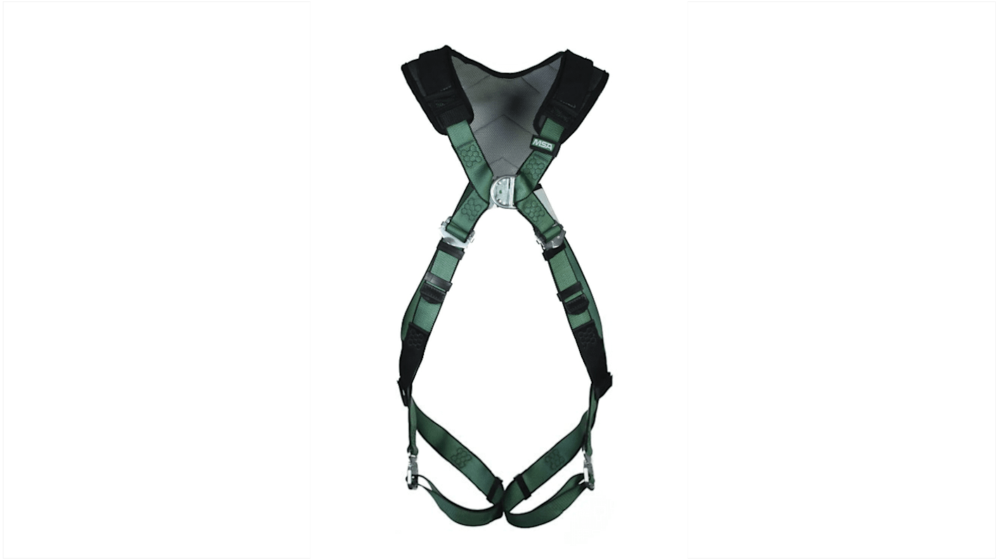 MSA Safety 10206052 Front, Rear Attachment Safety Harness, M/L