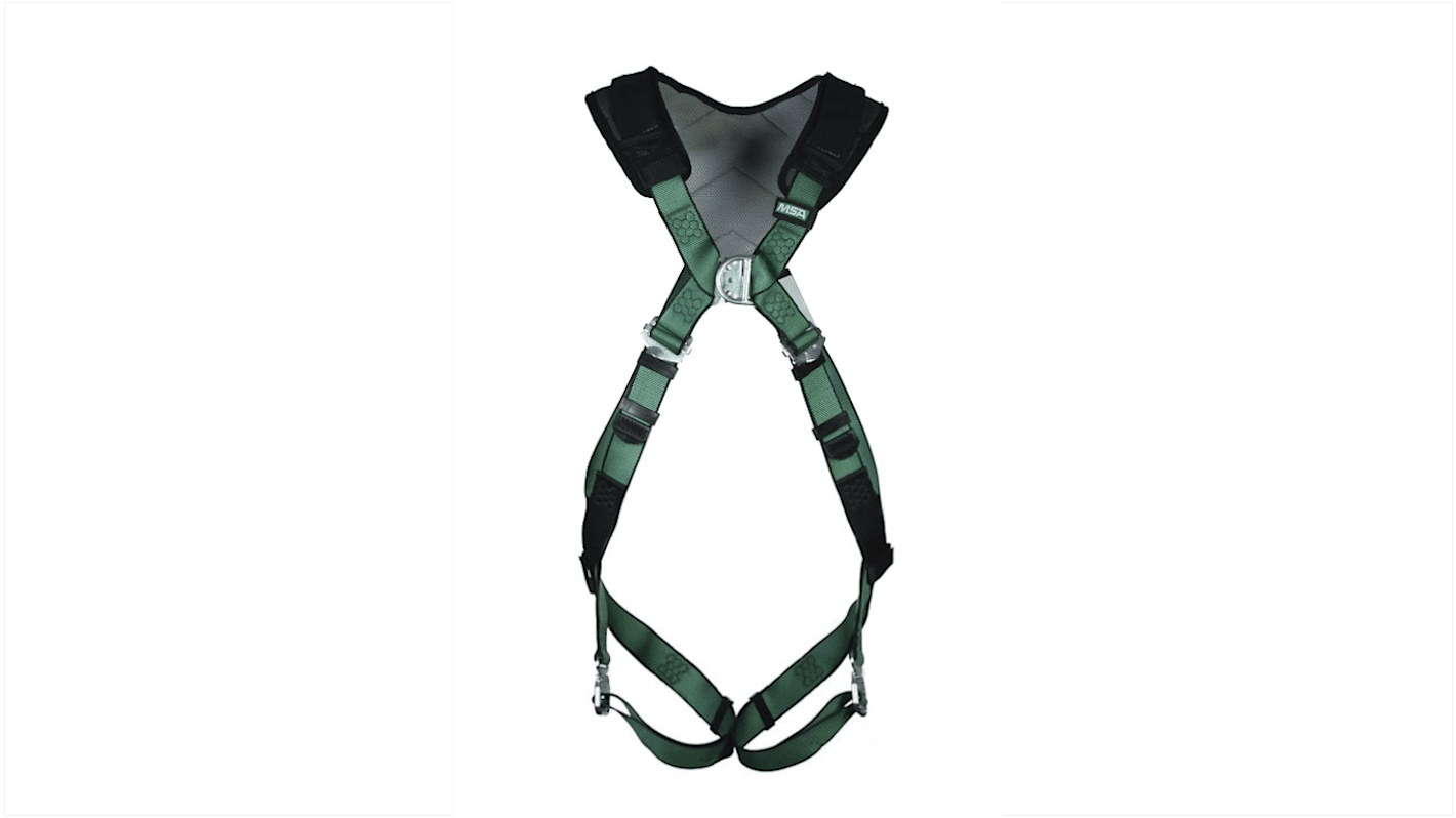 MSA Safety 10206053 Front, Rear Attachment Safety Harness, XL