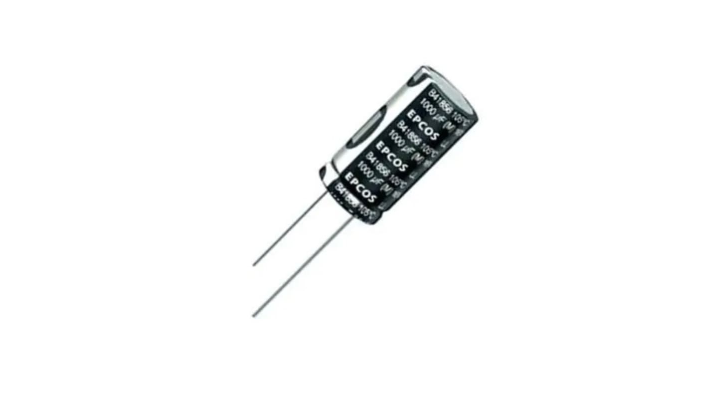 EPCOS 220μF Aluminium Electrolytic Capacitor 50V dc, Radial, Through Hole - B41856C6227M000