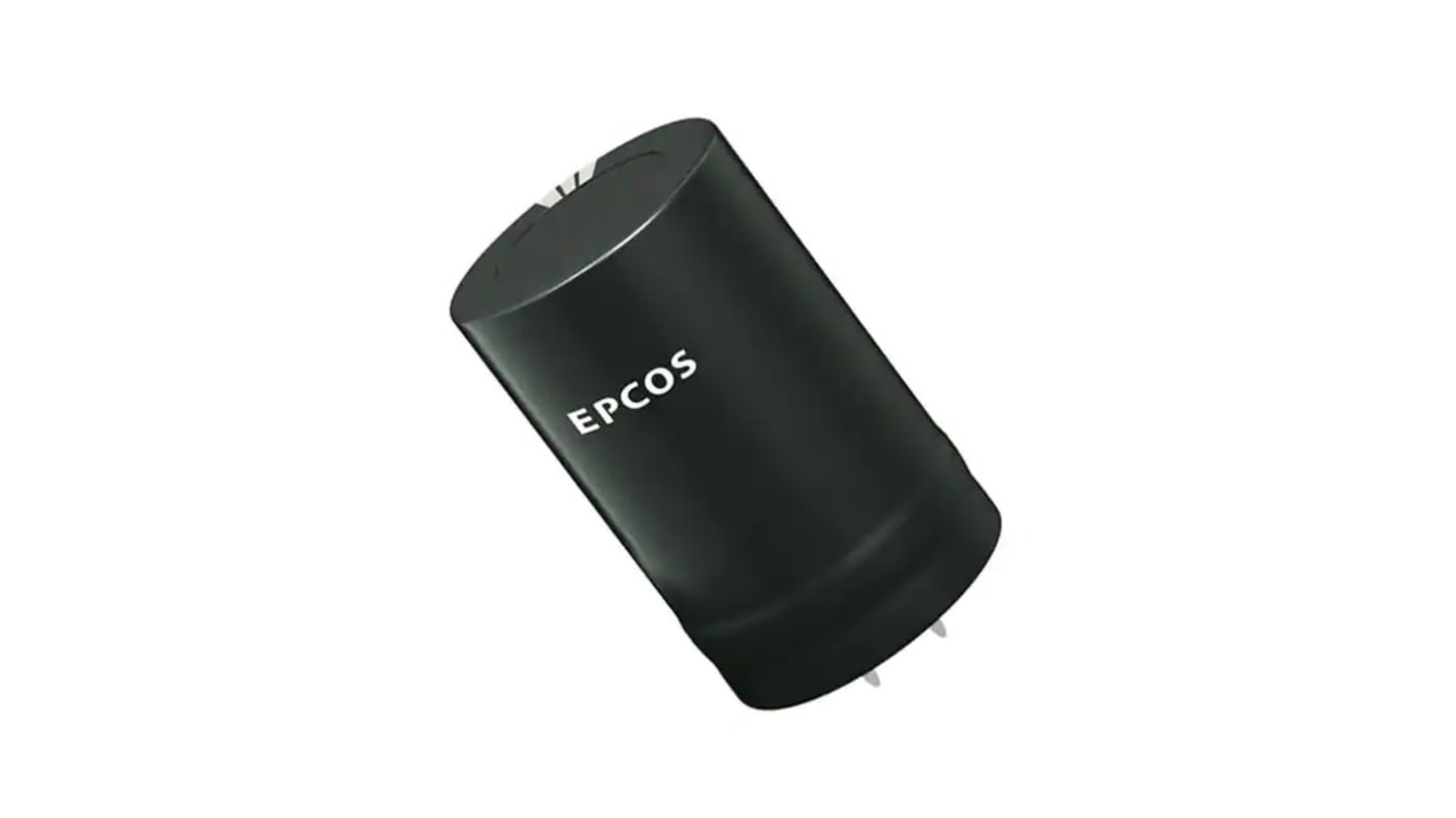 EPCOS 47μF Aluminium Electrolytic Capacitor 600V dc, Snap-In - B43541B8476M000