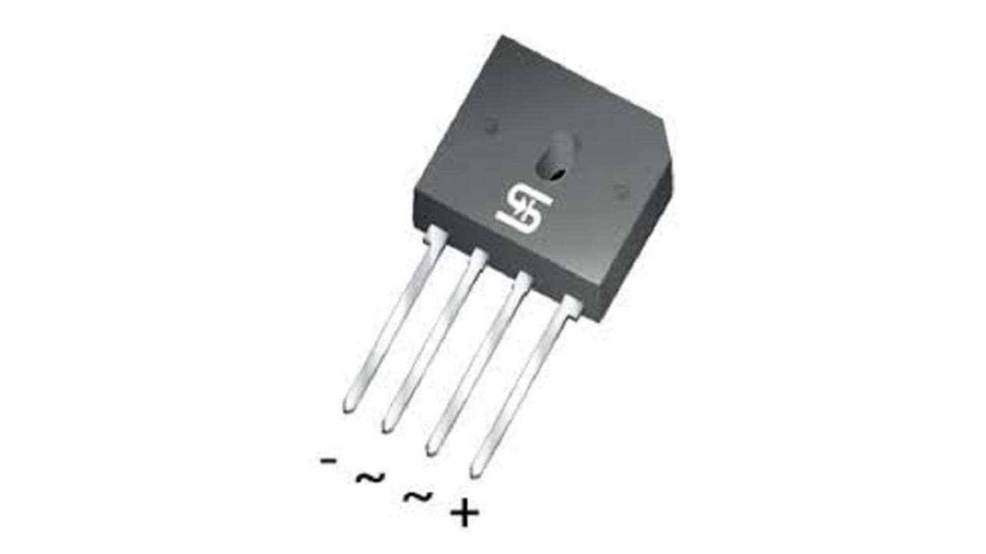 Taiwan Semiconductor 整流用 ブリッジダイオード 単相 15A, 600V, GBU1505