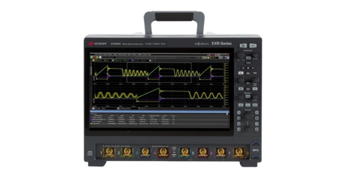 Keysight + EXR058A EXR Series, 2.5GHz Bench Oscilloscope, 8 Analogue Channels