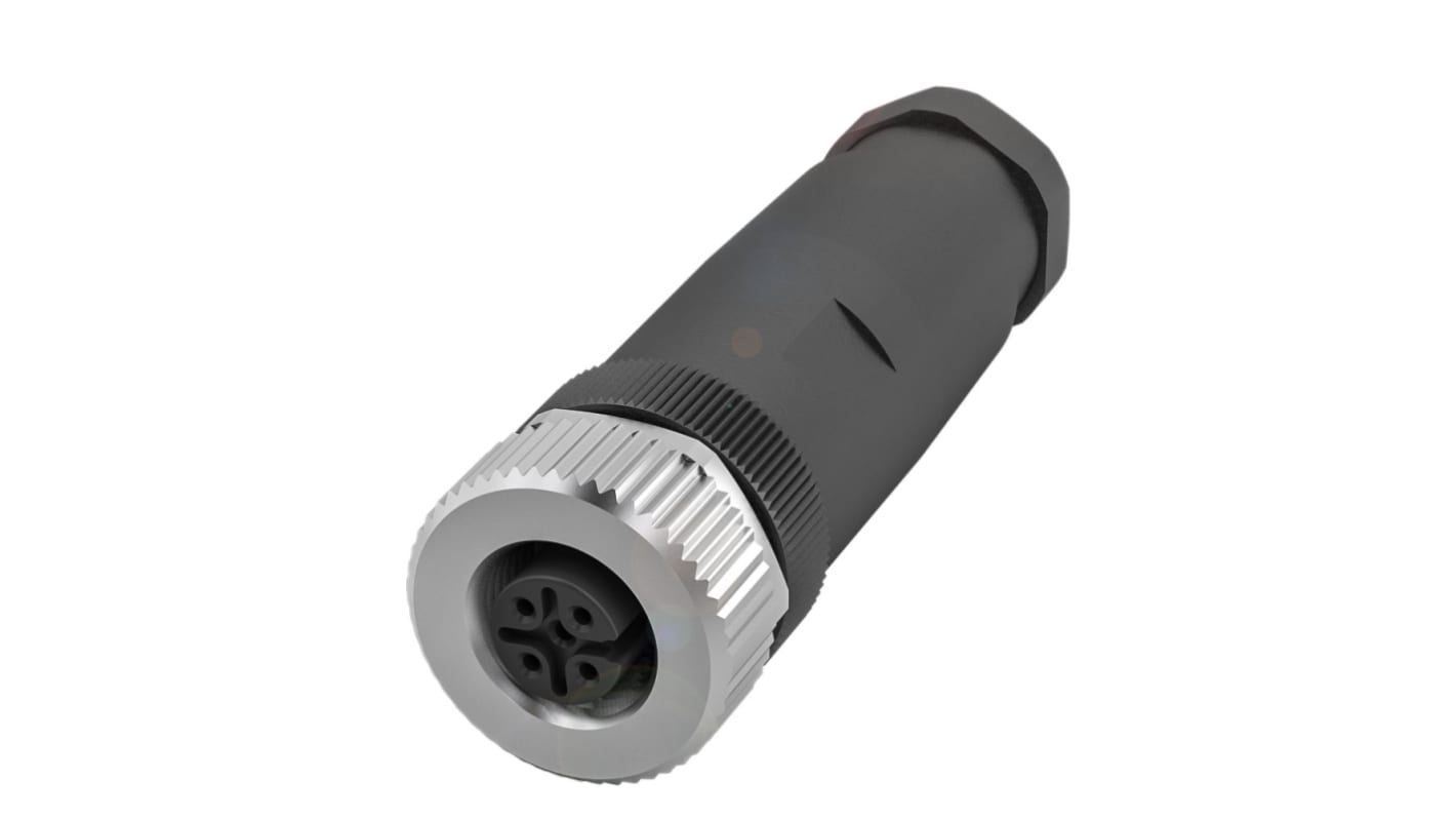 BALLUFF Circular Connector, 5 Contacts, Cable Mount, M12 Connector, Socket, IP67