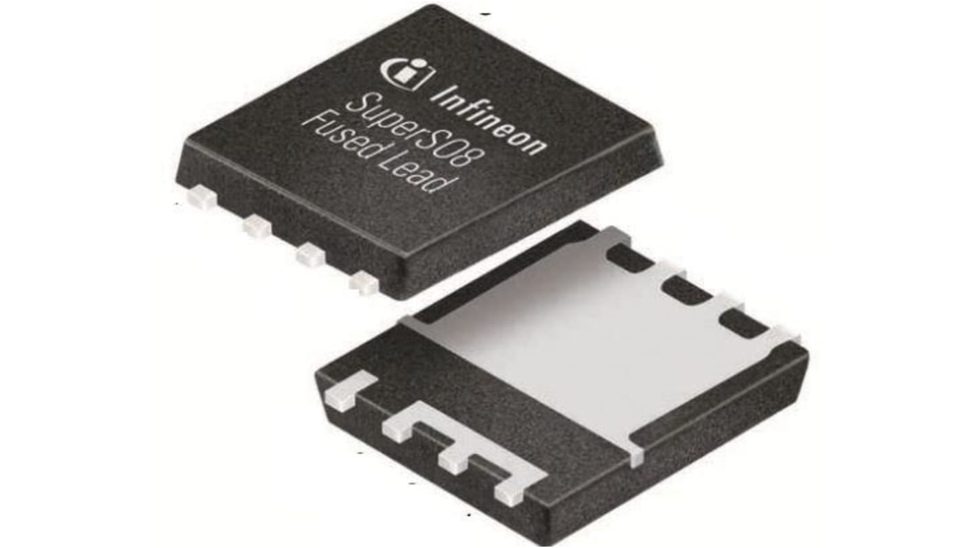 Infineon N沟道MOS管, Vds=80 V, 184 A, SuperSO8 5 x 6, 贴片安装, 8引脚, OptiMOS™系列