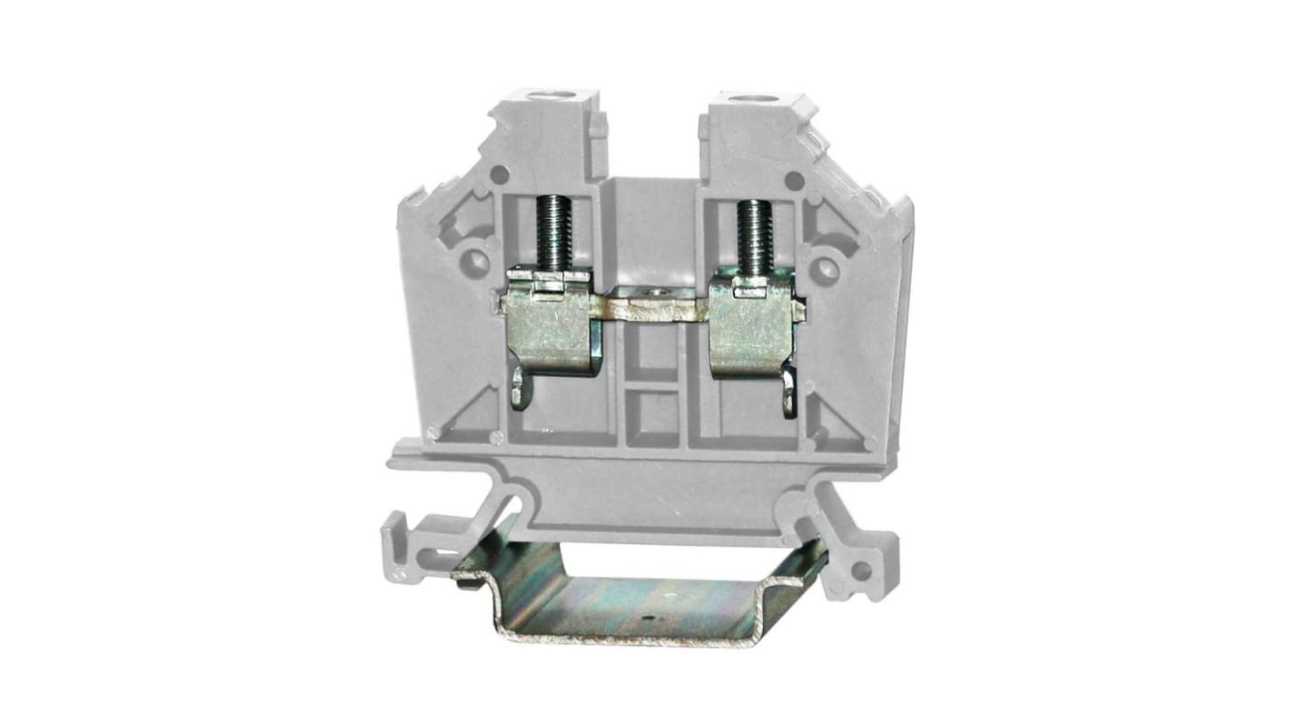 Morsettiera passante RS PRO, Grigio, livello Singolo, 41A