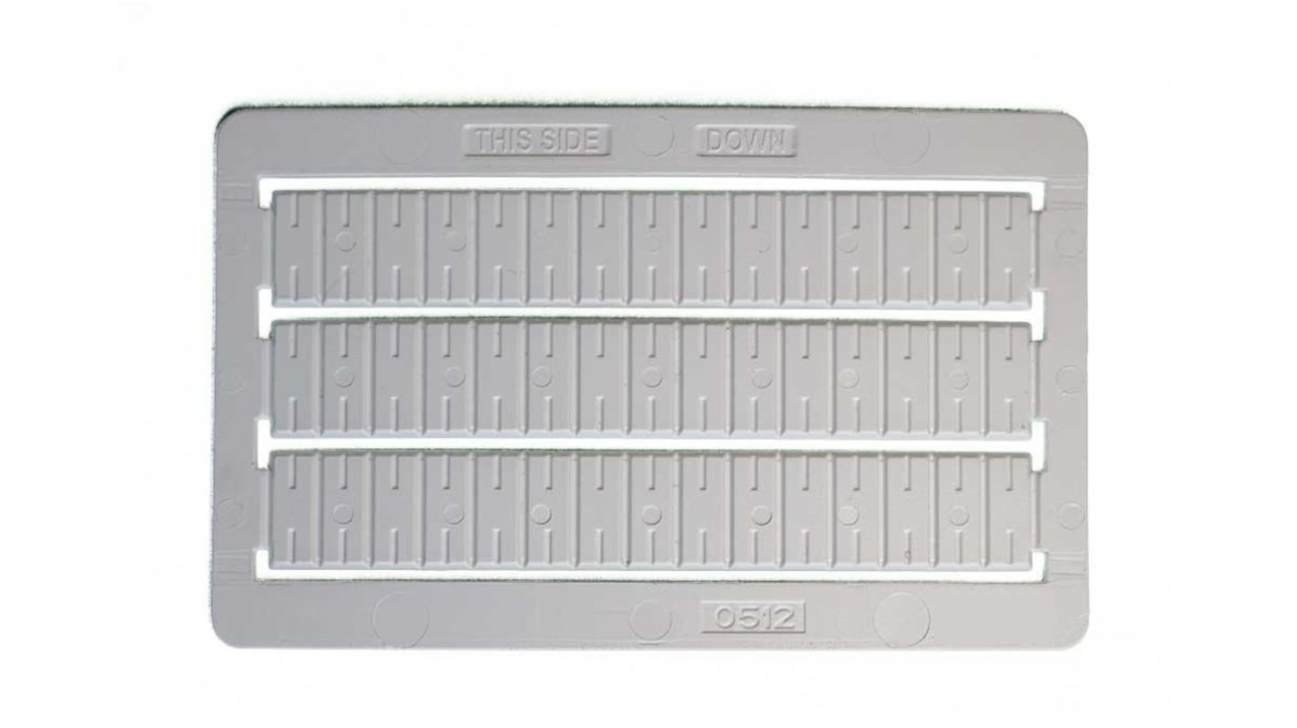 RS PRO Marking Card with Tags for Use with Feed Through Terminal Block