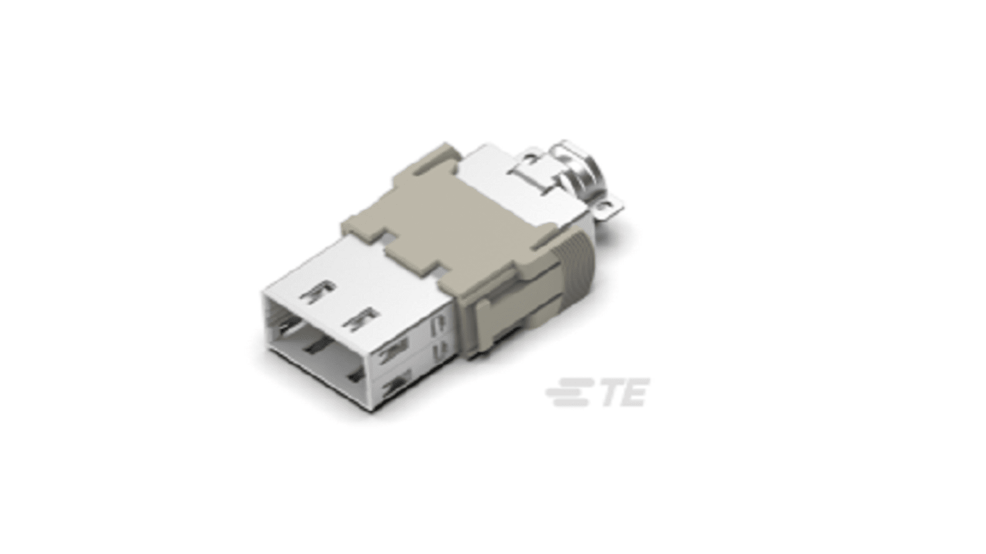 TE Connectivity Heavy Duty Power Connector, 2.2A, Male, HDC HMN Series, 32 Contacts