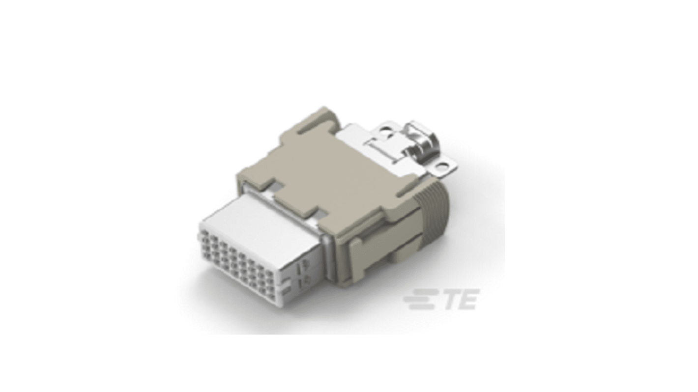 TE Connectivity HDC HMN Schwere Steckverbinder, 32-polig 2.2A Buchse, Modularer Einsatz Crimp für Modulares System