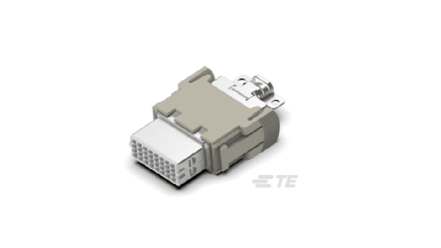 TE Connectivity HDC HMN Schwere Steckverbinder, 32-polig 2.2A Buchse, Modularer Einsatz Crimp für Modulares System