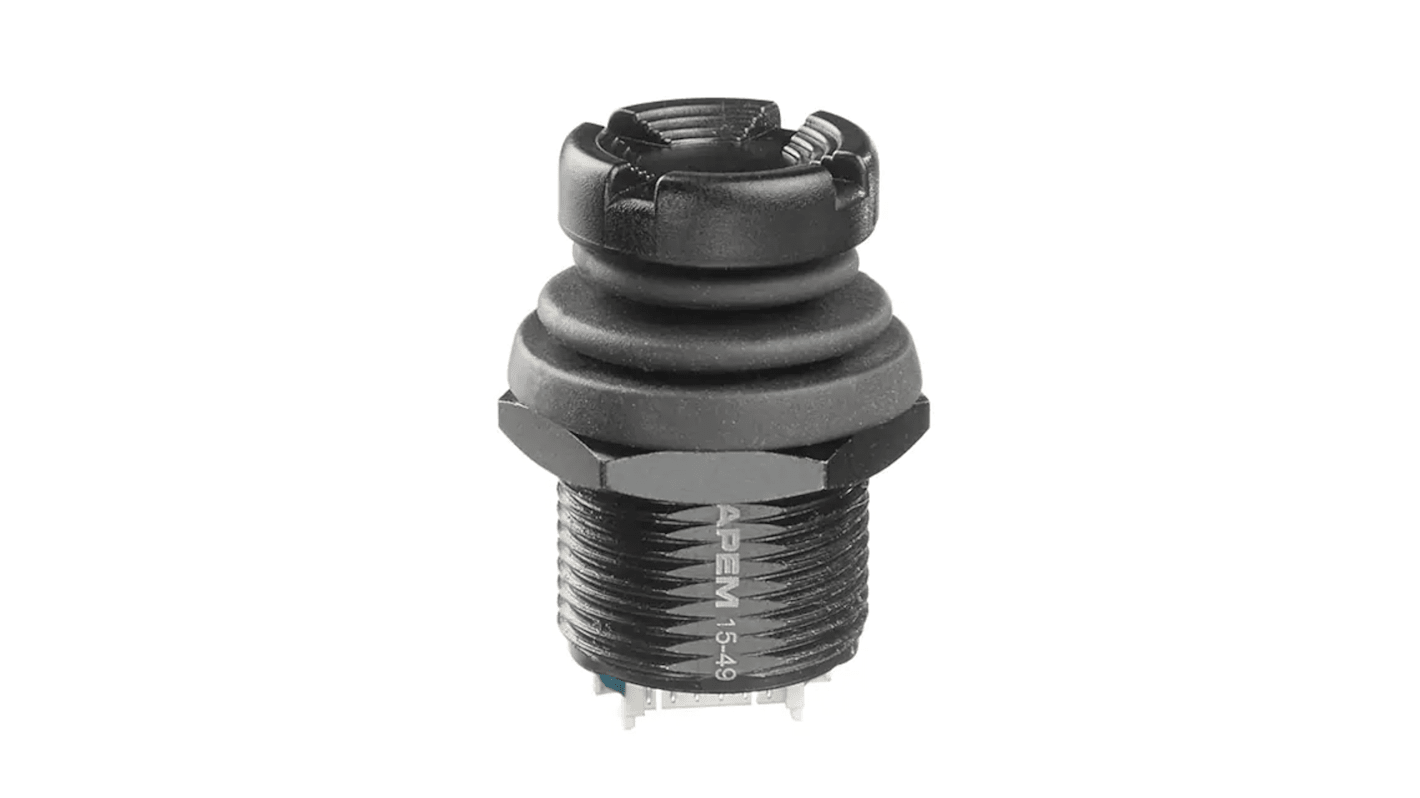 Przełącznik typu joystick 3 Axis-osiowy Chwilowy APEM IP67, IP69K Zamek