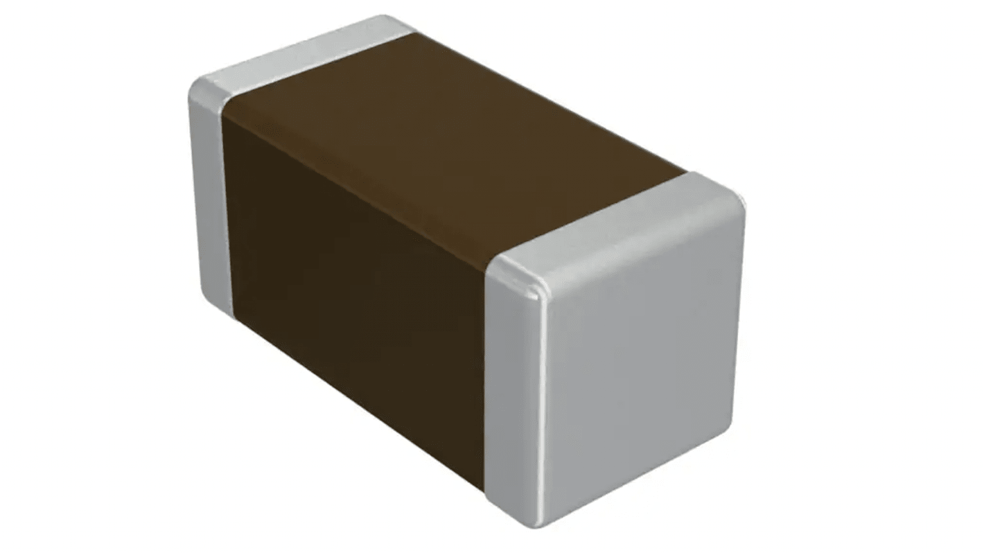 Wurth Elektronik 2.2nF Multilayer Ceramic Capacitor MLCC, 250V dc V, SMD