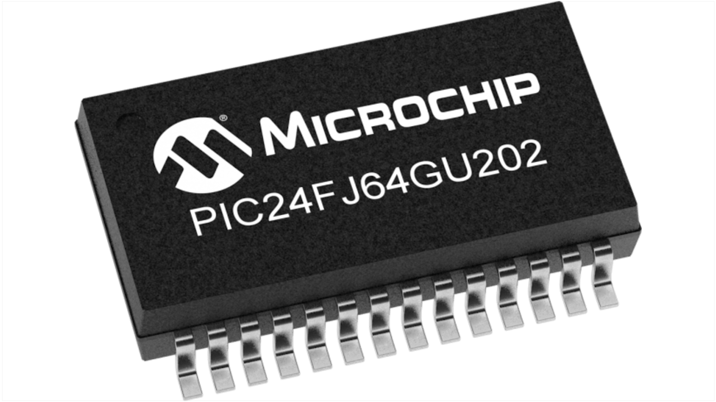 Microcontrollore MCU Microchip, PIC, SOIC, PIC, 28 Pin, Montaggio superficiale, 16bit, 32MHz