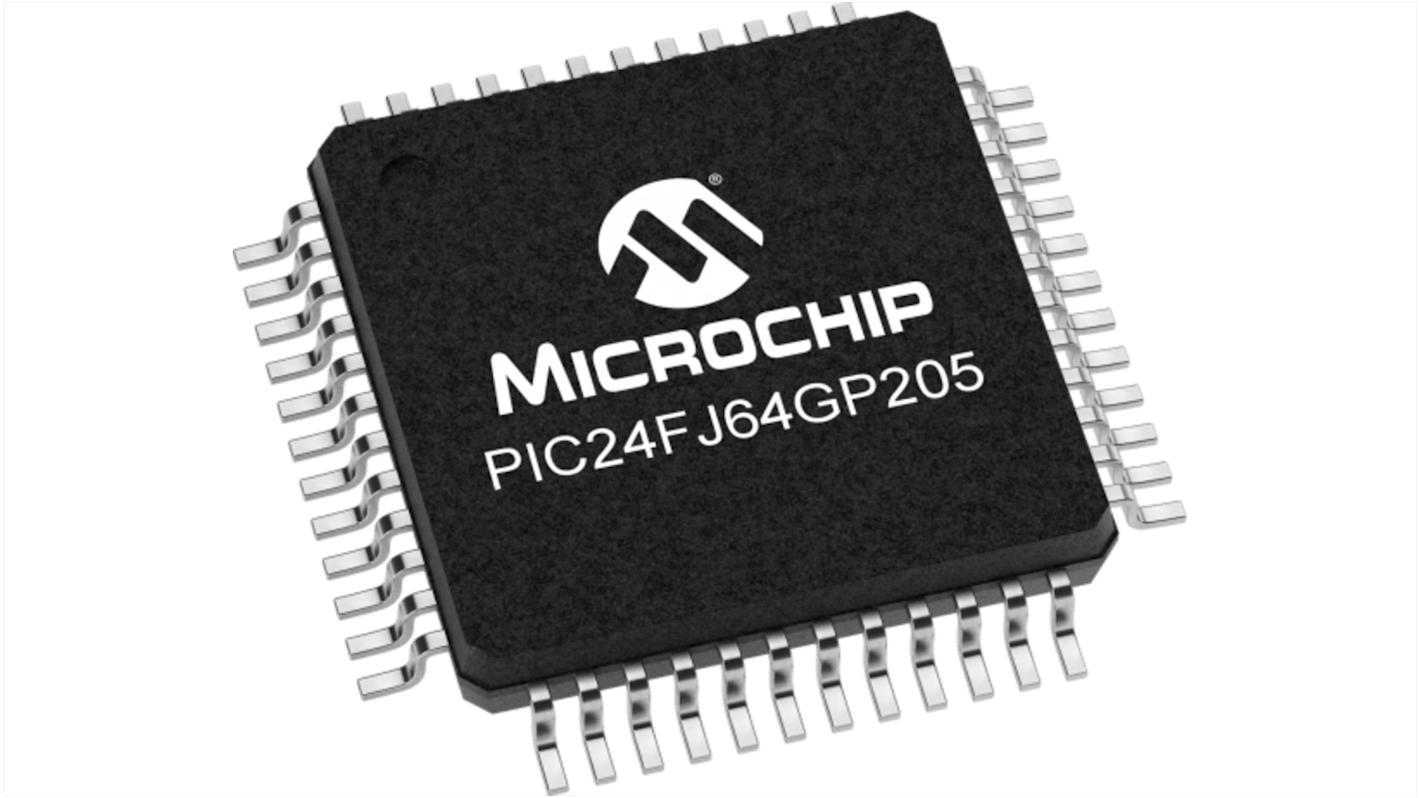 Microchip PIC单片机, PIC内核, 48针, TQFP, 最大32MHz, 64 kB 闪存