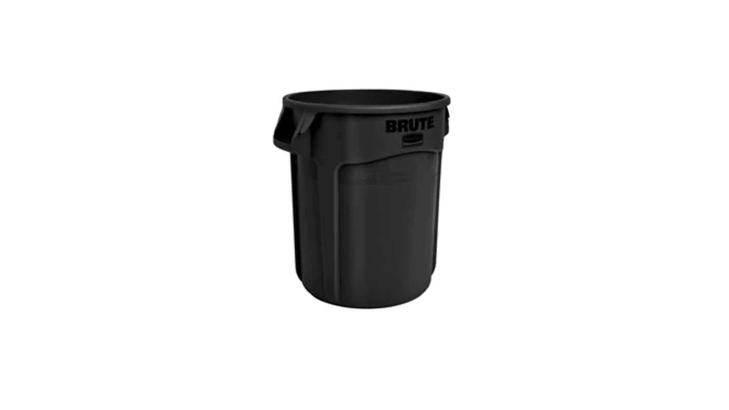 Rubbermaid Commercial Products BRUTE 38L Black PE Waste Bin