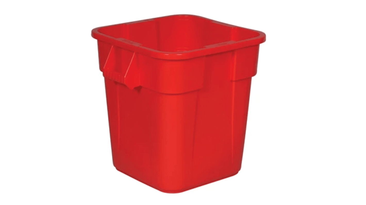 Rubbermaid Commercial Products Plastic Storage Container x 638.2mm x 22.5in, Red