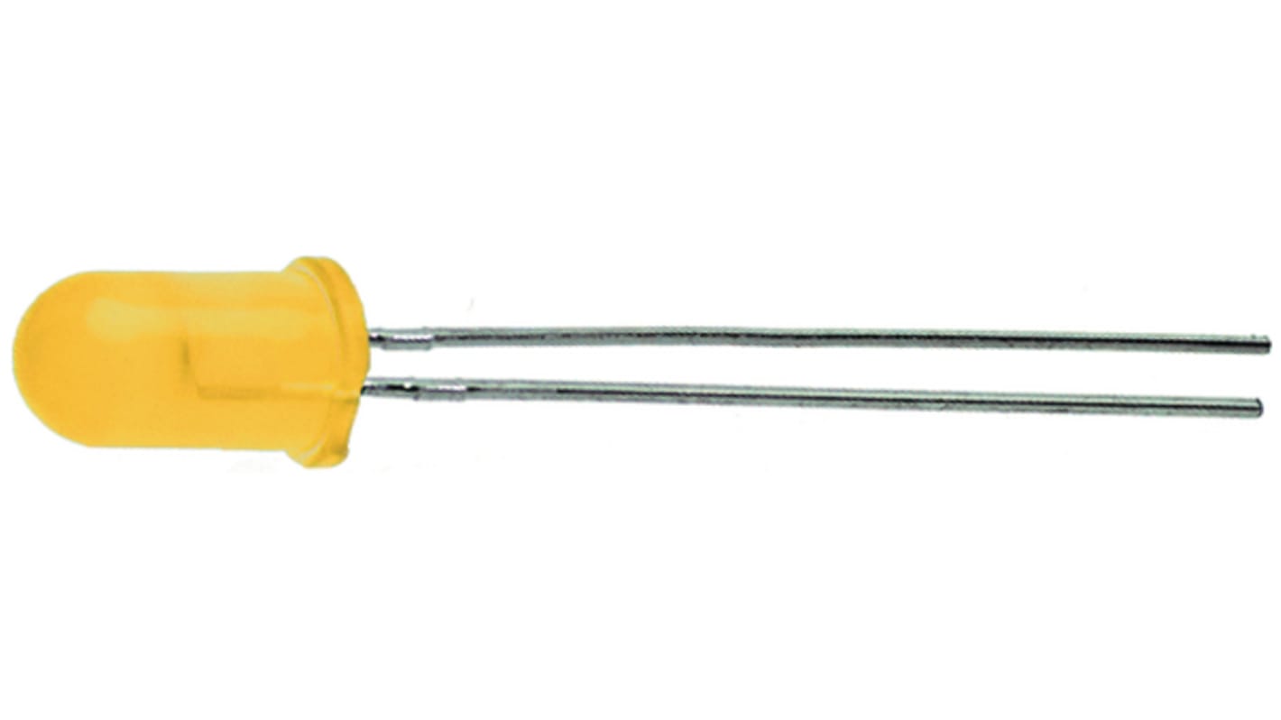 Broadcom Yellow LED T1 3/4 (5 mm) Through Hole, HLMP-3401