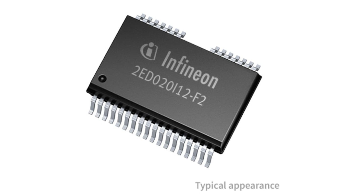 Infineon 2ED020I12F2XUMA1, IGBT, 2 A, 5.5V 36-Pin, SOIC-36
