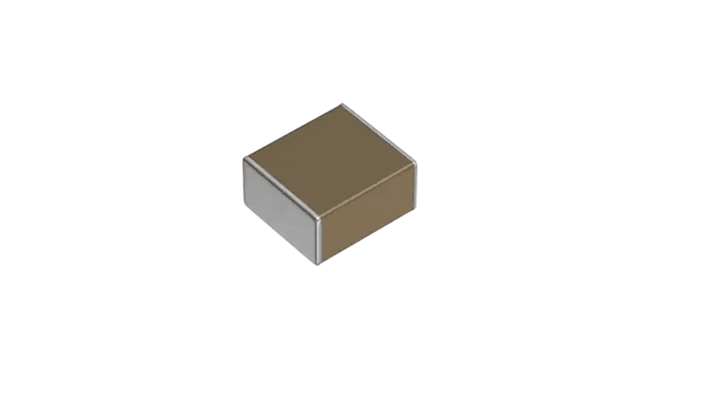 Condensateur céramique multicouche MLCC,  CMS, 10μF, 100V c.c., diélectrique : X7S