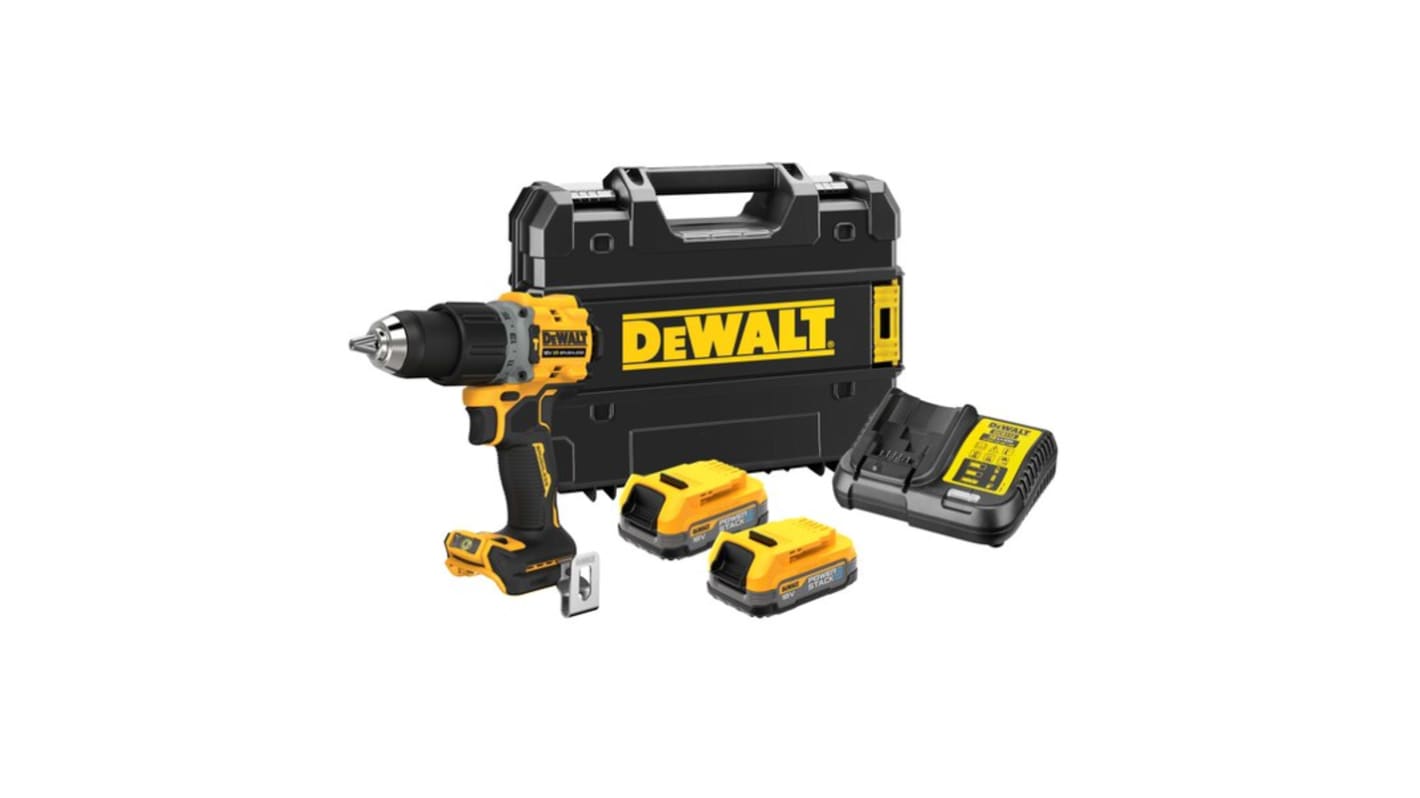 DCD805E2T QW DeWALT 18V Cordless Hammer Drill Li Ion RS