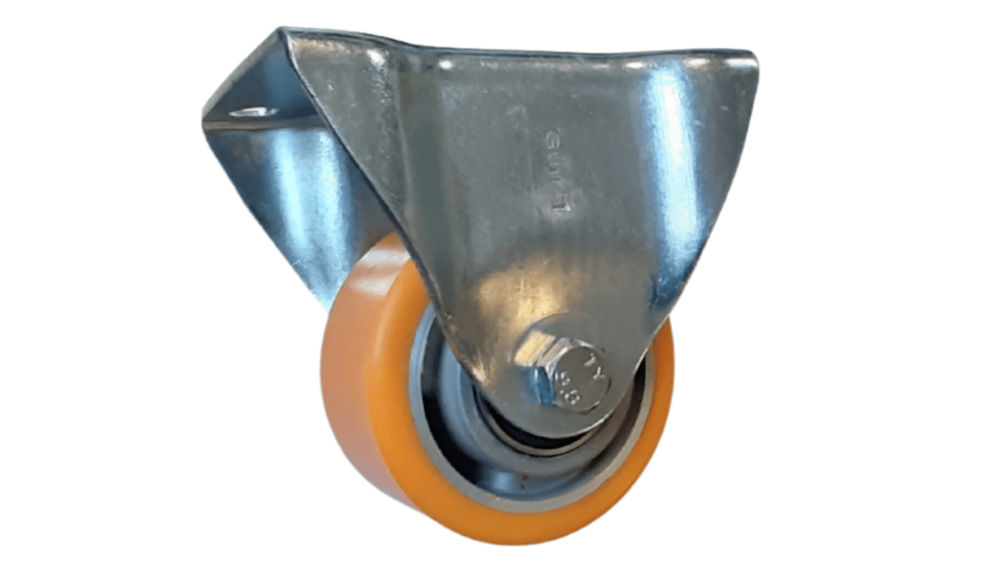 Guitel Hervieu Fixed Castor Wheel, 400kg Capacity, 100mm Wheel