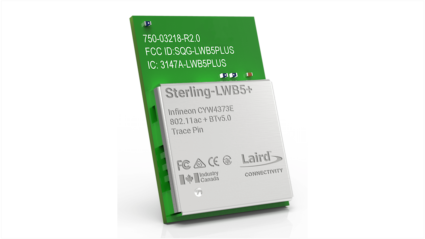 Moduł WiFi i Bluetooth 453-00047C, 802.11a, IEEE 802.11ac, IEEE 802.11b/g, IEEE 802.11n, GPIO, PCM, SPI, UART, USB,