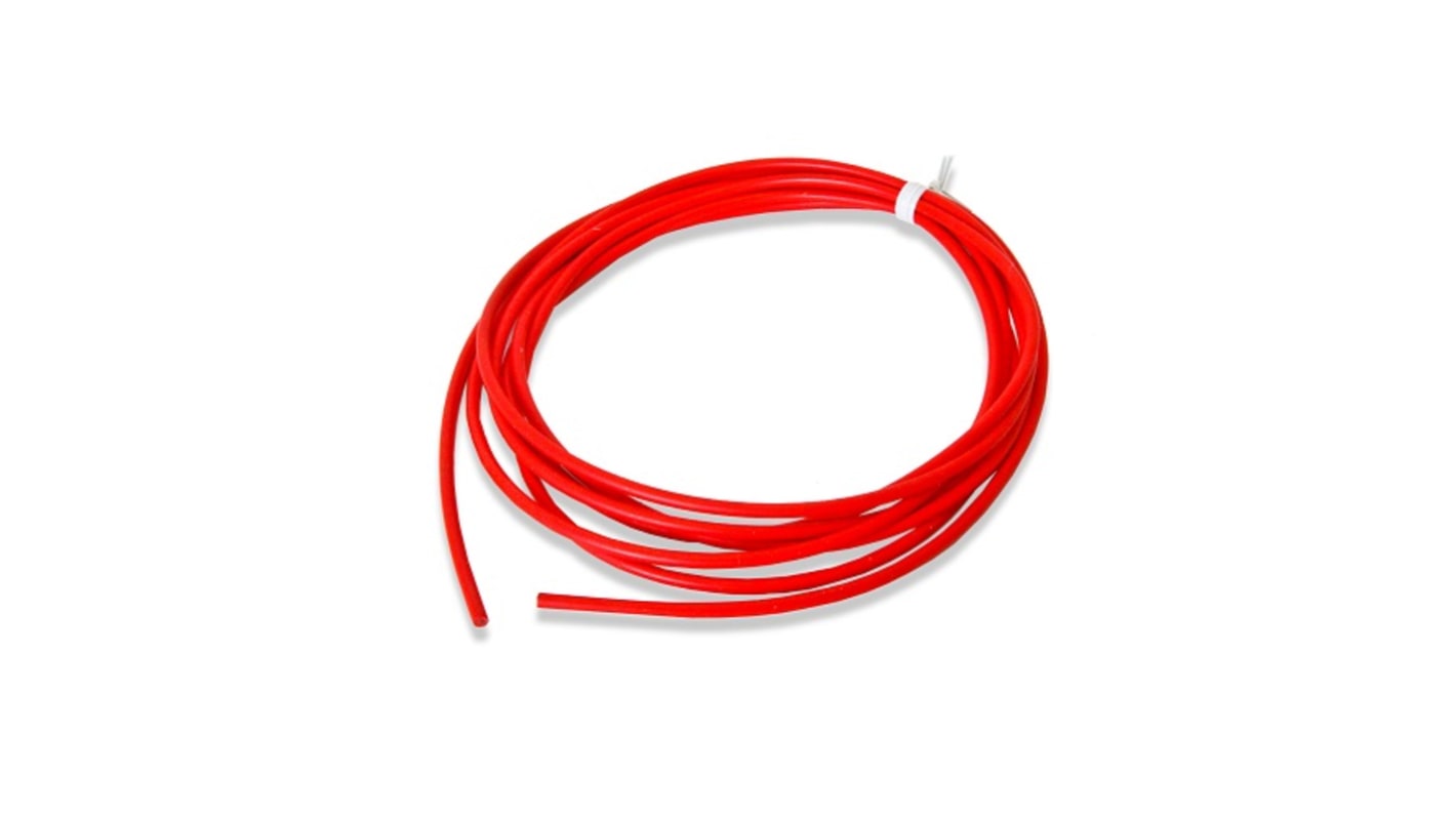 Mueller Electric Einzeladerleitung mm², 10 AWG 7.62m Rot Silikon isoliert 1064 Litzen