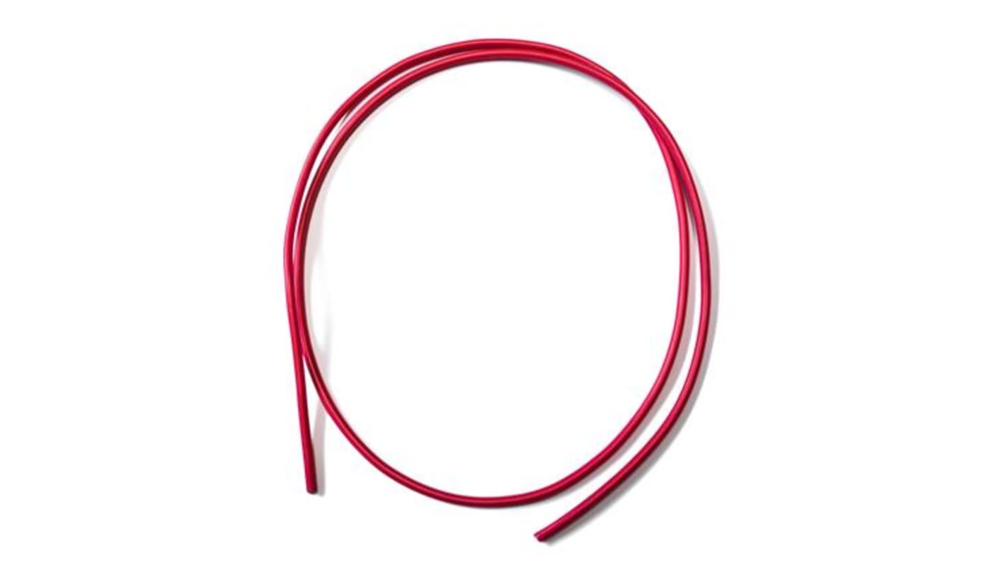 Mueller Electric Red 2.08 mm² Hook Up Wire, 14 AWG, 420/0.08 mm, 3.05m, Silicone Insulation, WI-M-14-10-2