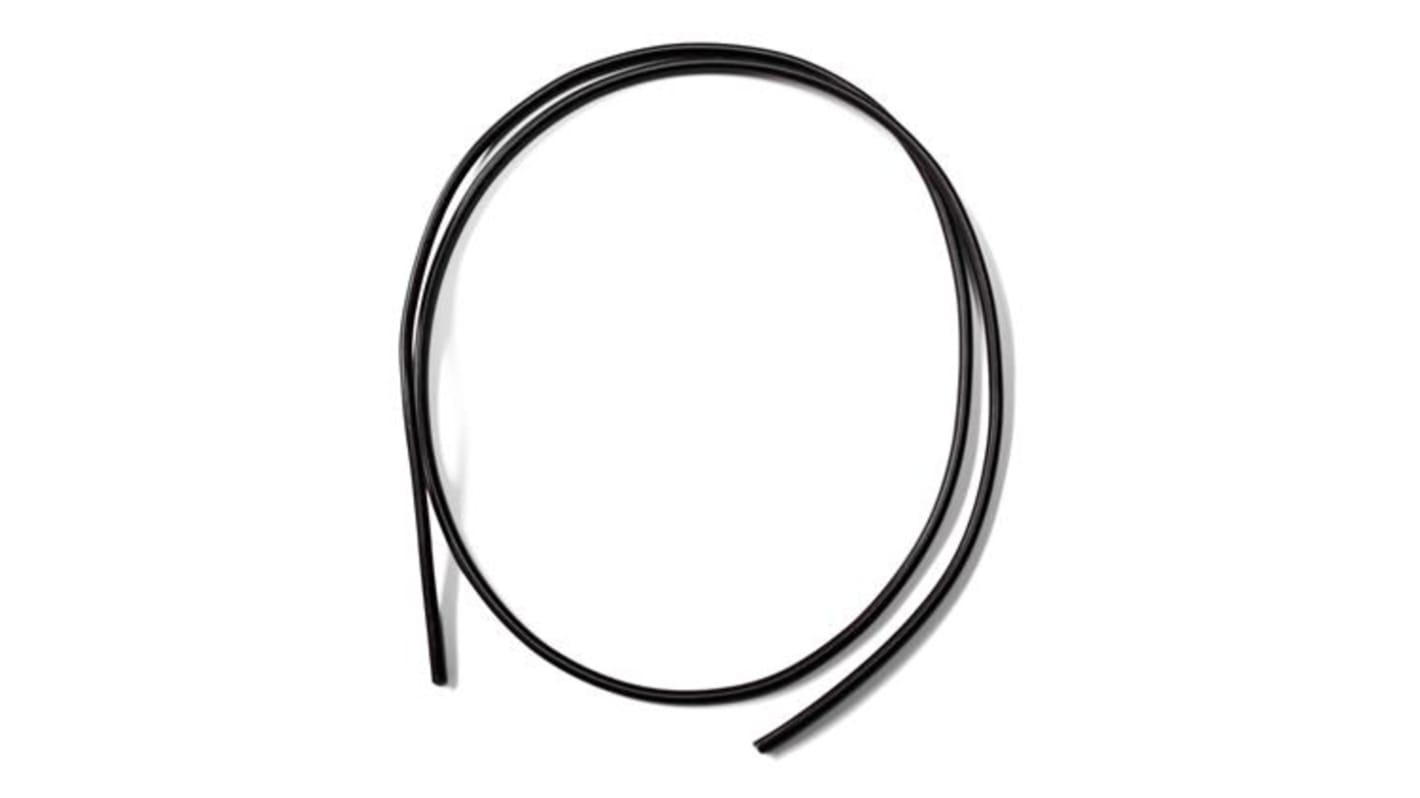 Mueller Electric Black 2.08 mm² Hook Up Wire, 14 AWG, 420/0.08 mm, 7.62m, Silicone Insulation, WI-M-14-25-0