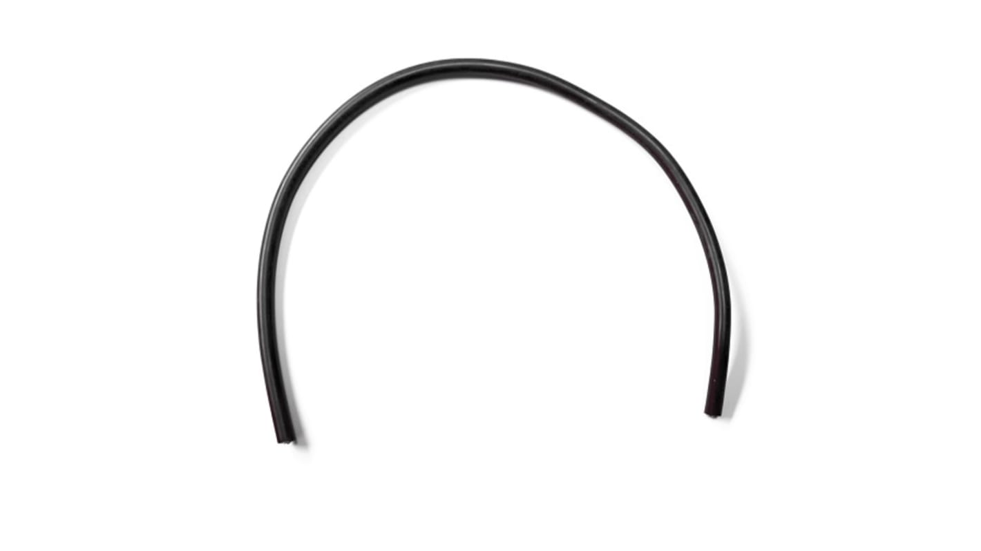 Mueller Electric Coolflex50 Series Black 8.37 mm² Hook Up Wire, 8 AWG, 1650/0.08 mm, 7.62m, Silicone Insulation,
