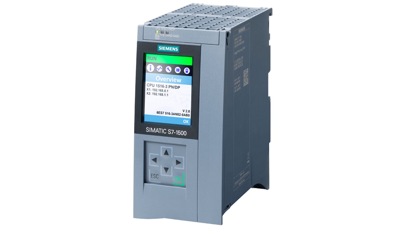Controlador lógico Siemens SIPLUS S7-1500, 20 entradas, 20 salidas tipo CPU, comunicación Profibus, Profinet