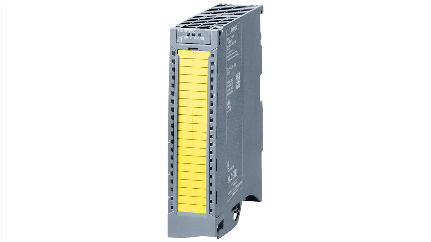 Moduł wejścia Siemens Cyfrowy moduł wejściowy SIMATIC S7-1500 ET 200 S7-1500 6AG2526-1BH00-1AB0 147 x 35 x 129 mm