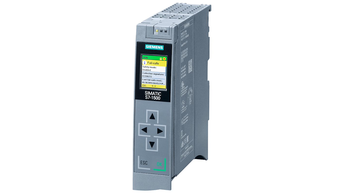 Rs-Online CPU PLC Siemens SIMATIC S7-1500T ingressi: 20 uscite: 20 24 V c.c