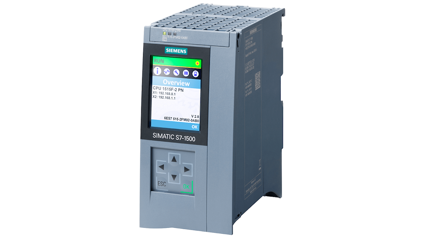Siemens SIMATIC S7-1500F Series PLC CPU for Use with SIMATIC S7-1500 Series, CPU Output, 20-Input