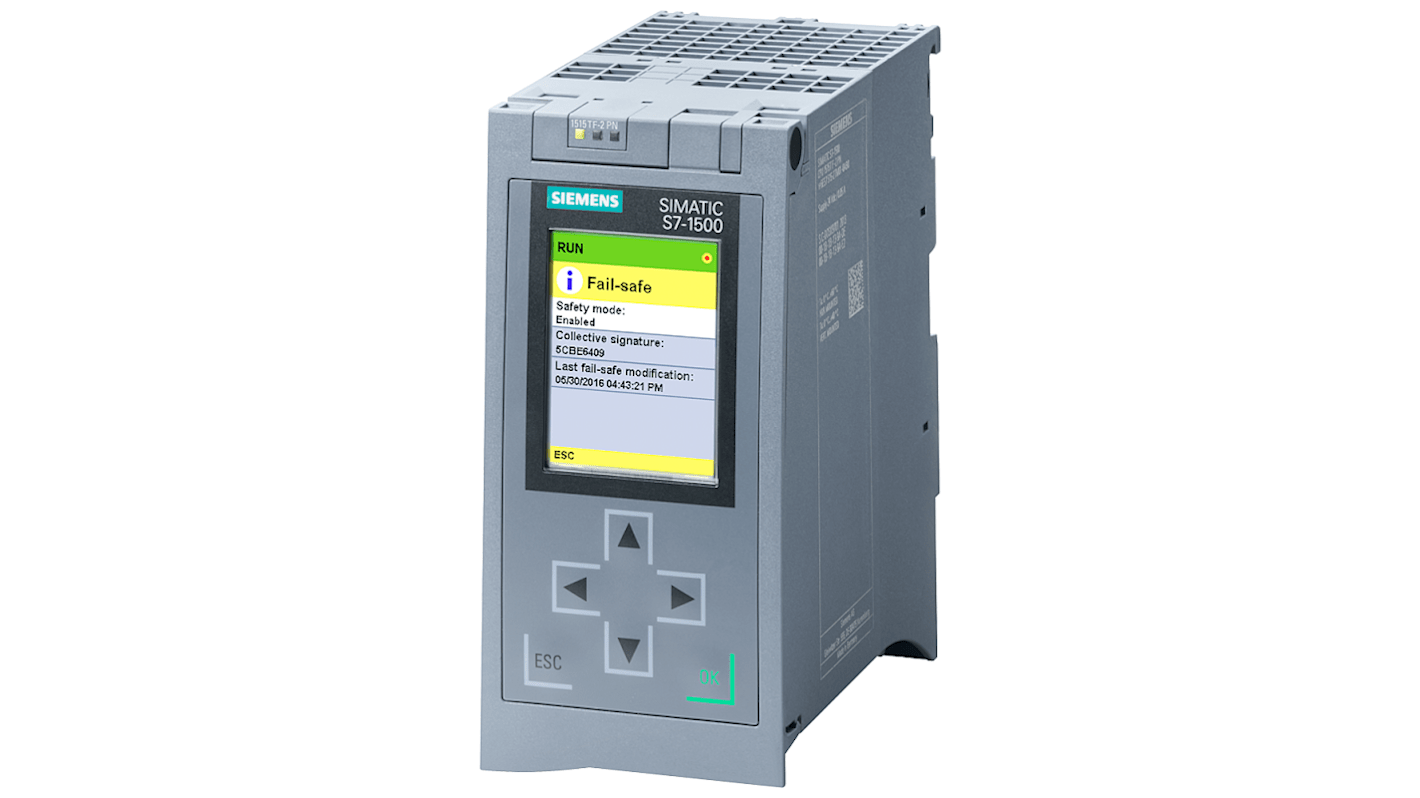 Rs-Online CPU PLC Siemens SIMATIC S7-1500T ingressi: 20 uscite: 20 24 V c.c