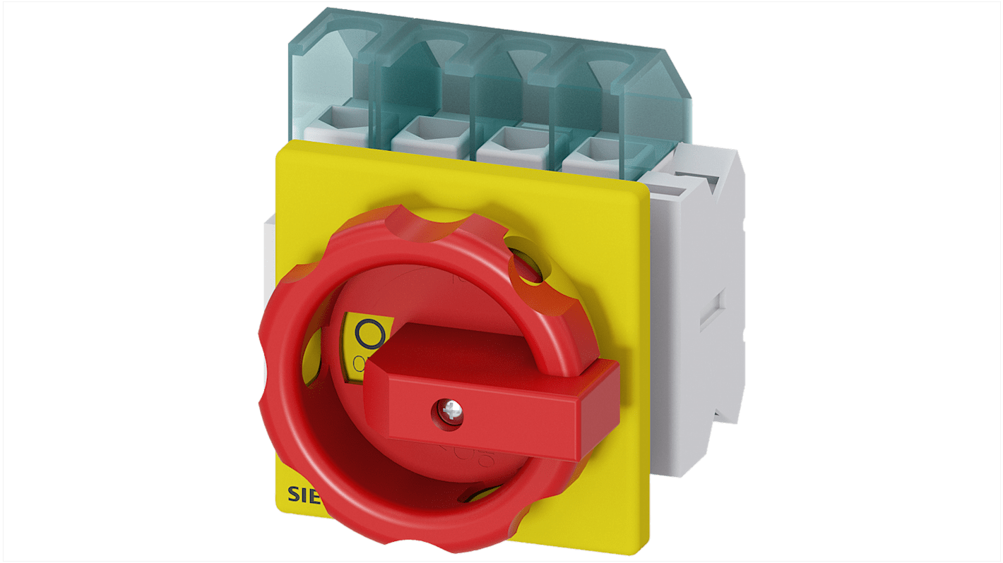 Siemens 3LD Trennschalter 4-polig, 25A, 25A, 1 Öffner / 1 Schließer, SENTRON Geschlossen, RK5 Sicherungsgröße