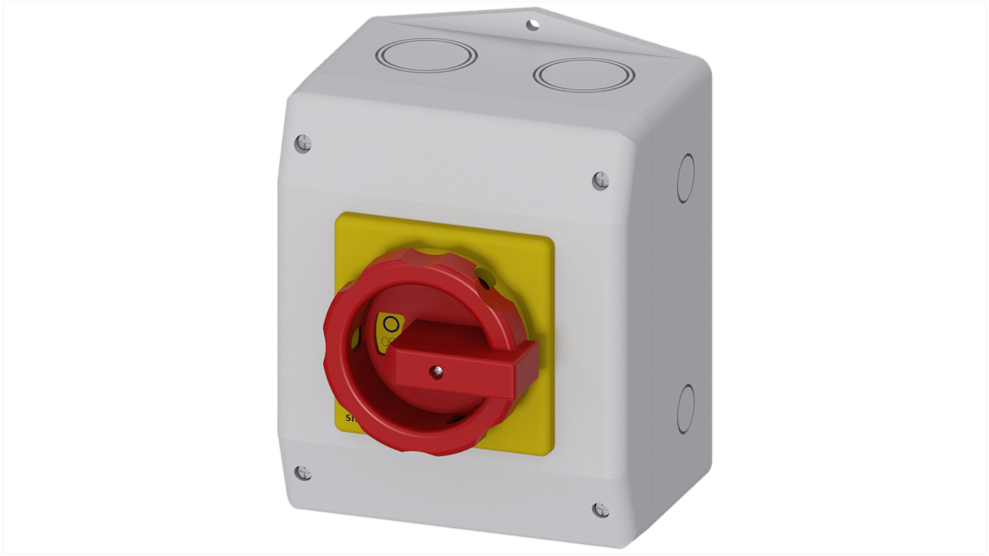 Siemens 3LD Trennschalter 6-polig, 32A, 32A, SENTRON Geschlossen, RK5 Sicherungsgröße